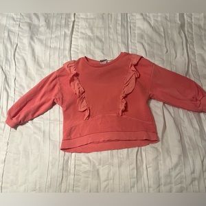 Pink Zara sweatshirt